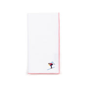 White Nazaré napkins with retro embroidery - Torres Novas