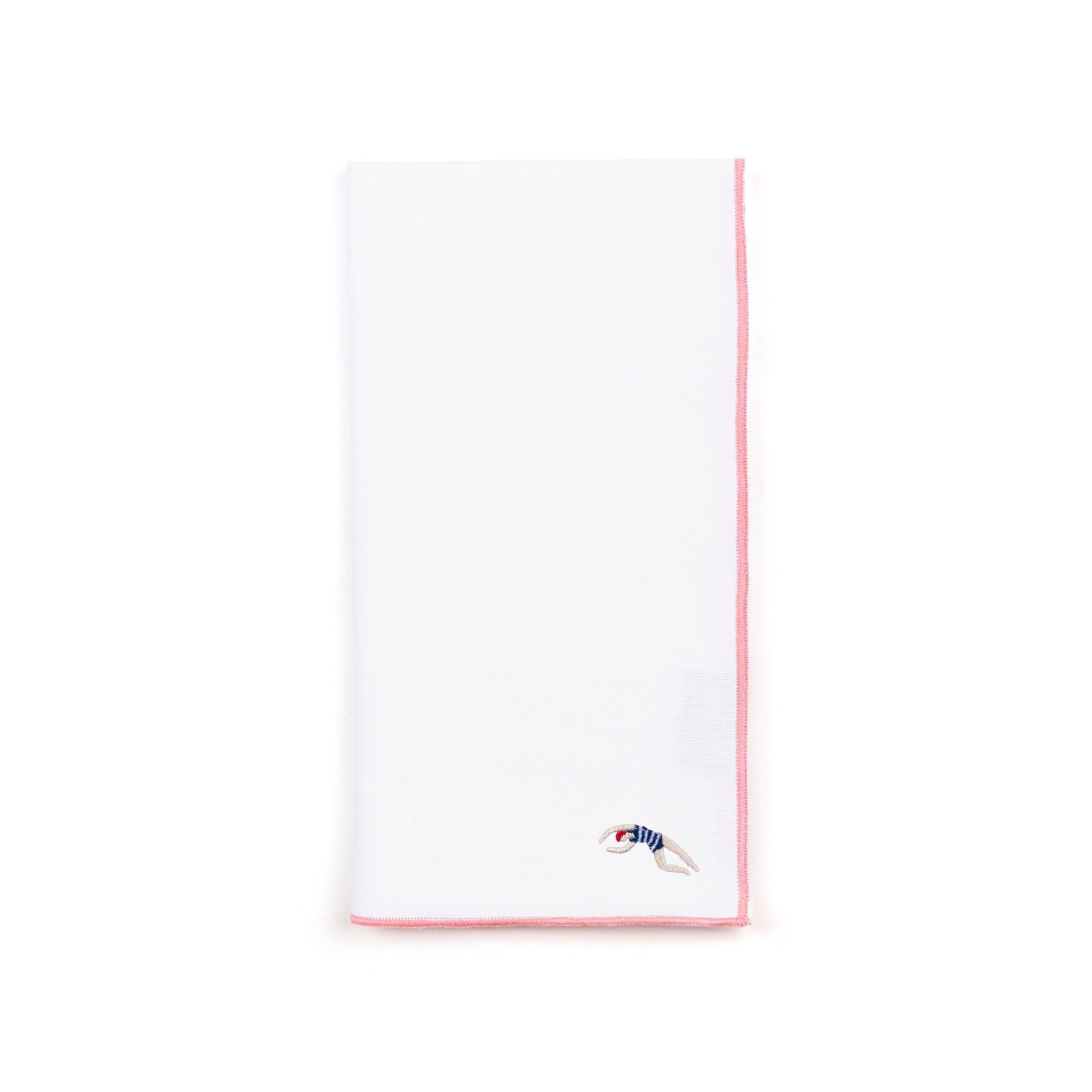 White Nazaré napkins with retro embroidery - Torres Novas