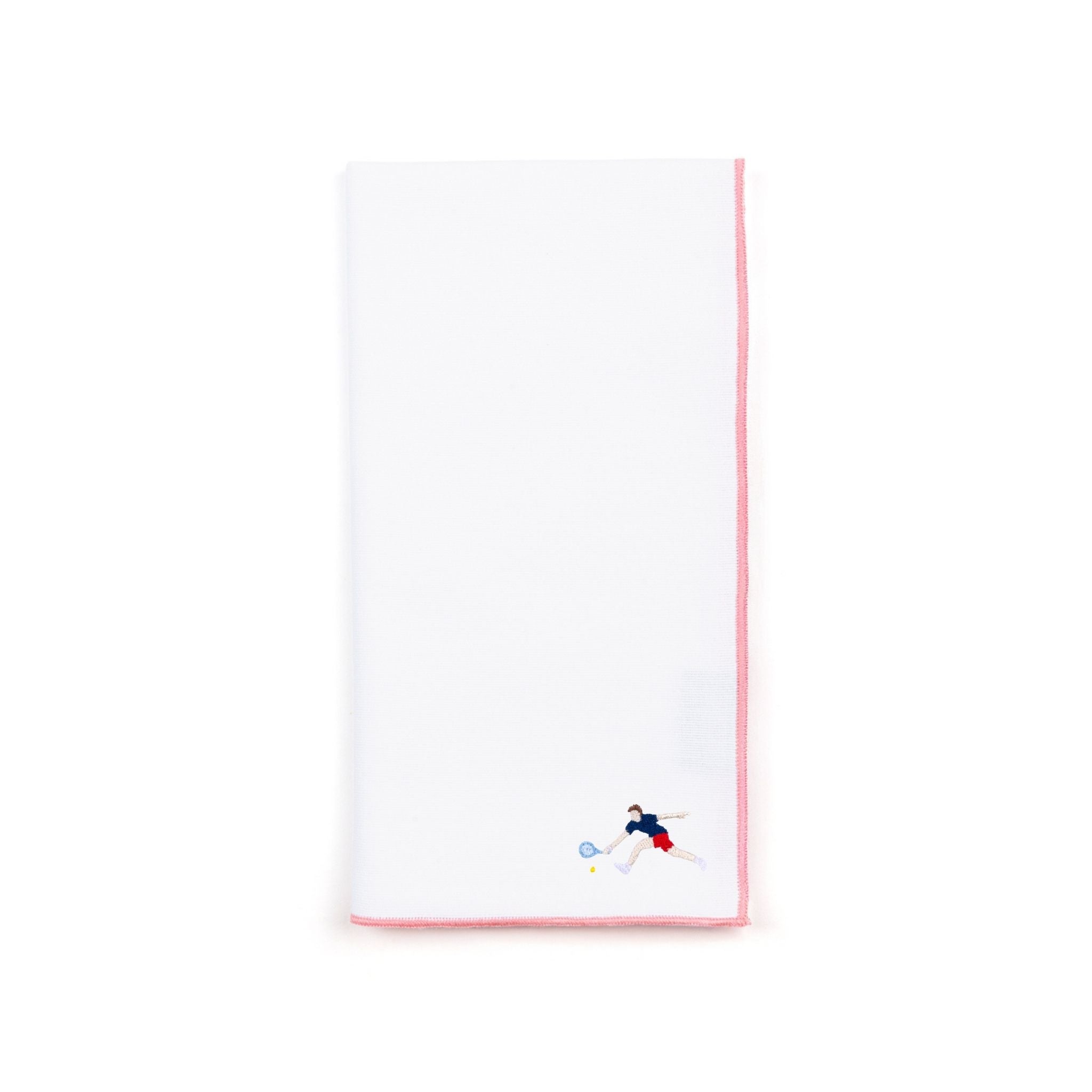 White Nazaré napkins with retro embroidery - Torres Novas