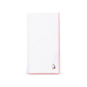 White Nazaré napkins with summer embroidery - Torres Novas