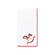 White Nazaré napkins with horse embroidery - Torres Novas