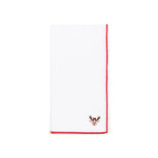 White Nazaré napkins with small christmas embroidery - Torres Novas