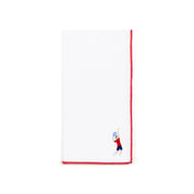 White Nazaré napkins with retro embroidery - Torres Novas