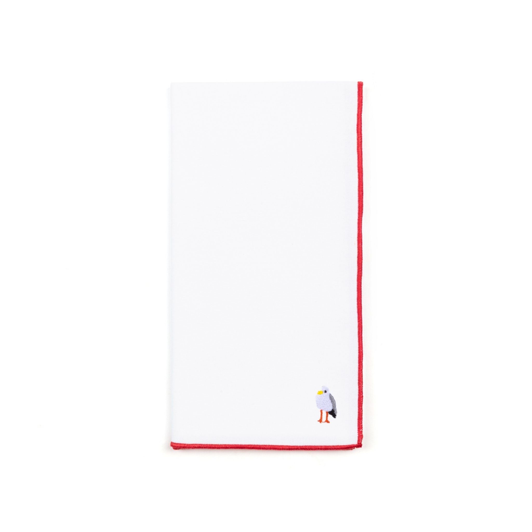 White Nazaré napkins with summer embroidery - Torres Novas