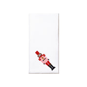 White Nazaré napkins with nutcracker embroidery - Torres Novas