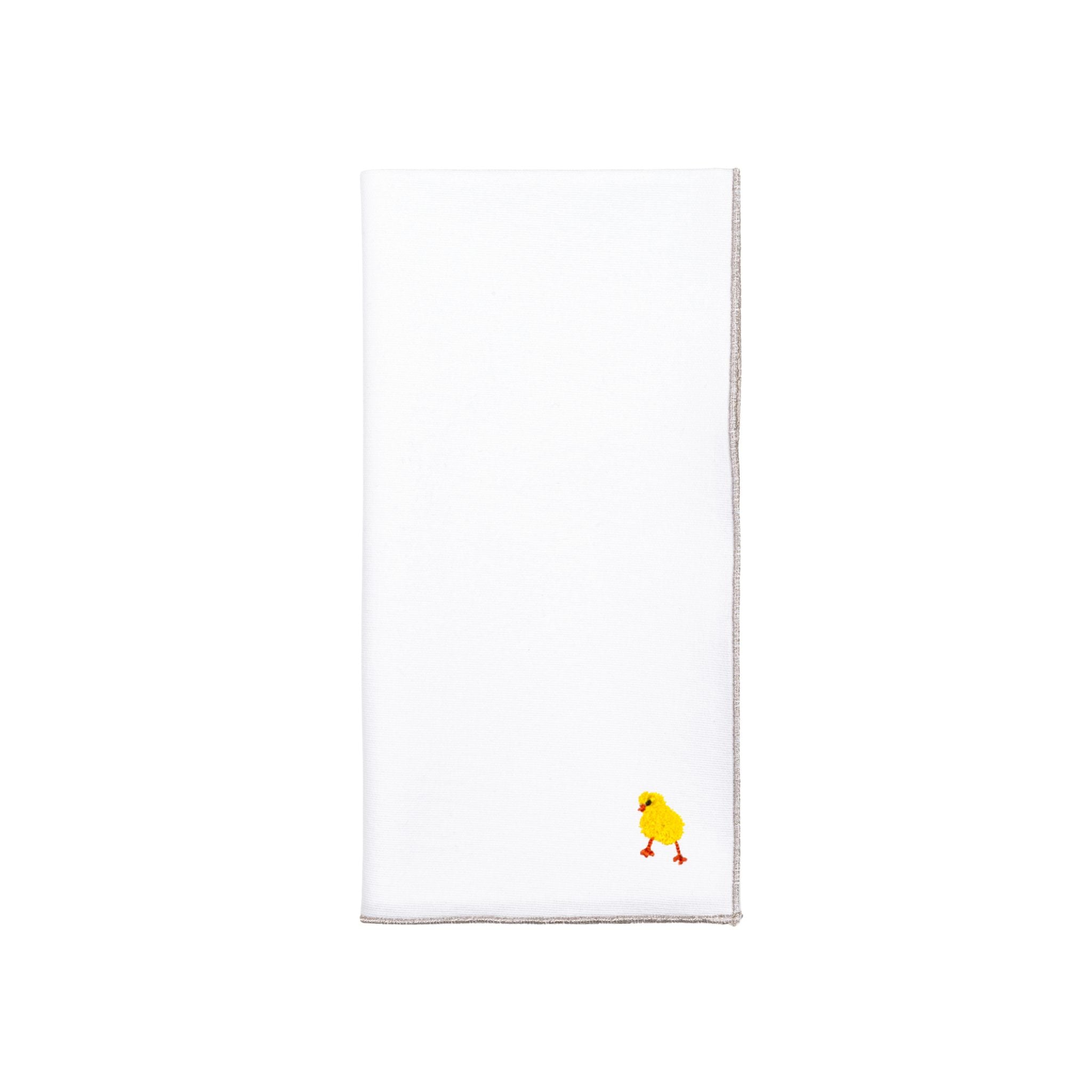 White Nazaré napkins with easter embroidery - Torres Novas
