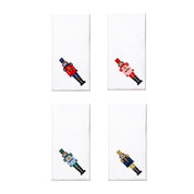 White Nazaré napkins with nutcracker embroidery - Torres Novas