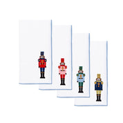 White Nazaré napkins with nutcracker embroidery - Torres Novas