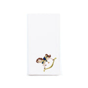 White Nazaré napkins with horse embroidery - Torres Novas