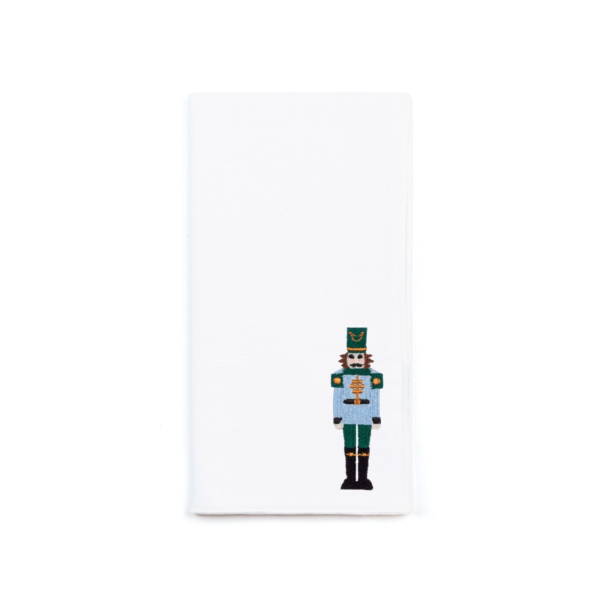 White Nazaré napkins with nutcracker embroidery - Torres Novas