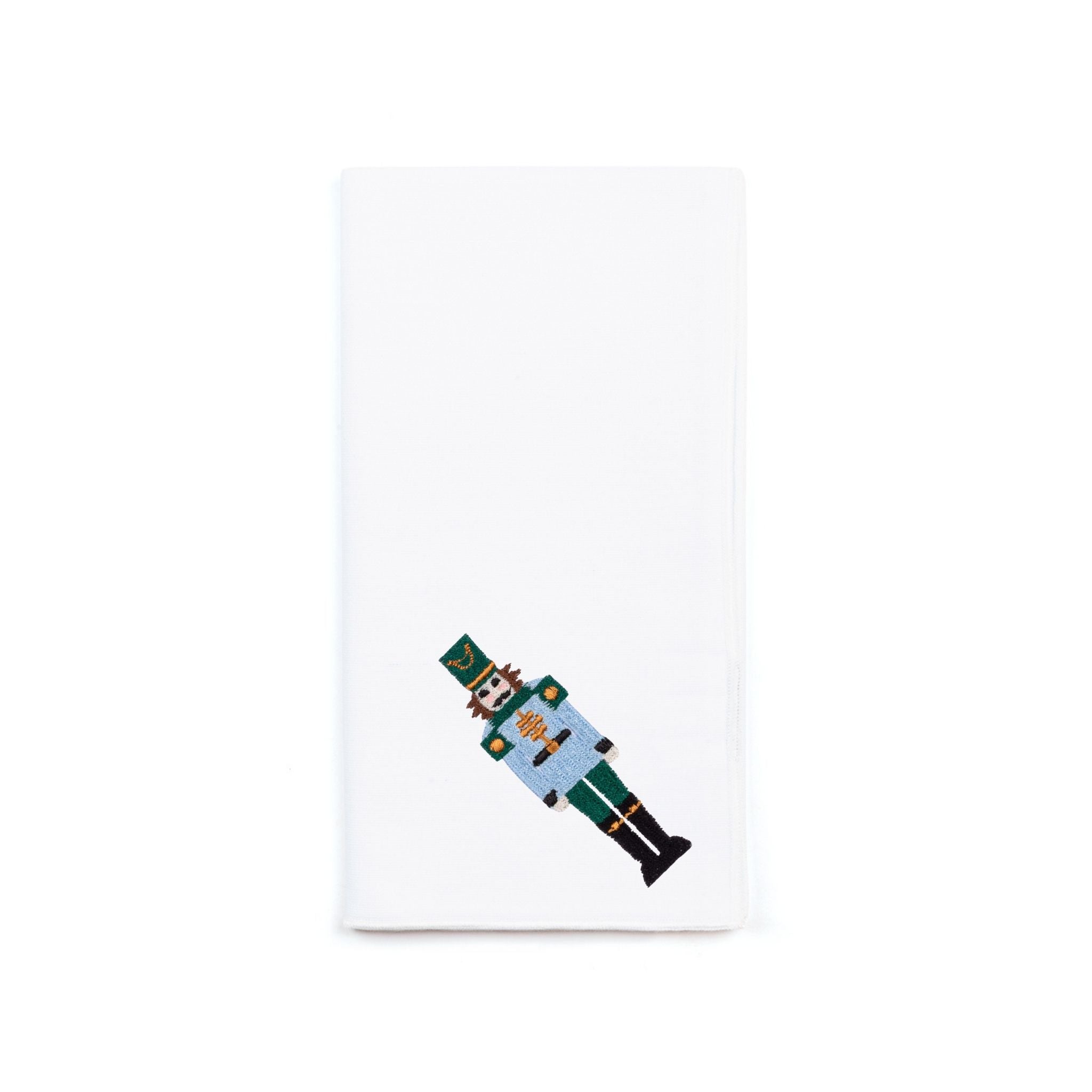 White Nazaré napkins with nutcracker embroidery - Torres Novas