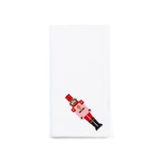 White Nazaré napkins with nutcracker embroidery - Torres Novas