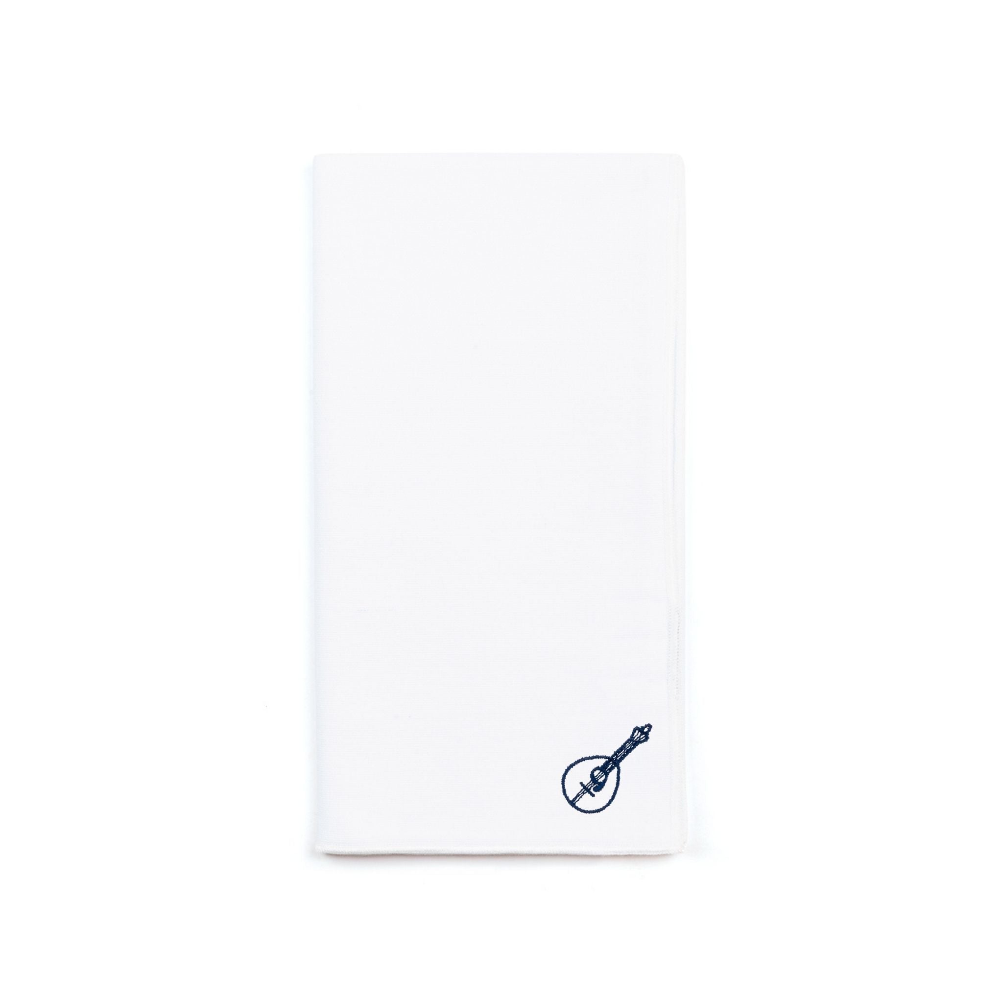 White Nazaré napkins with Portugal embroidery - Torres Novas