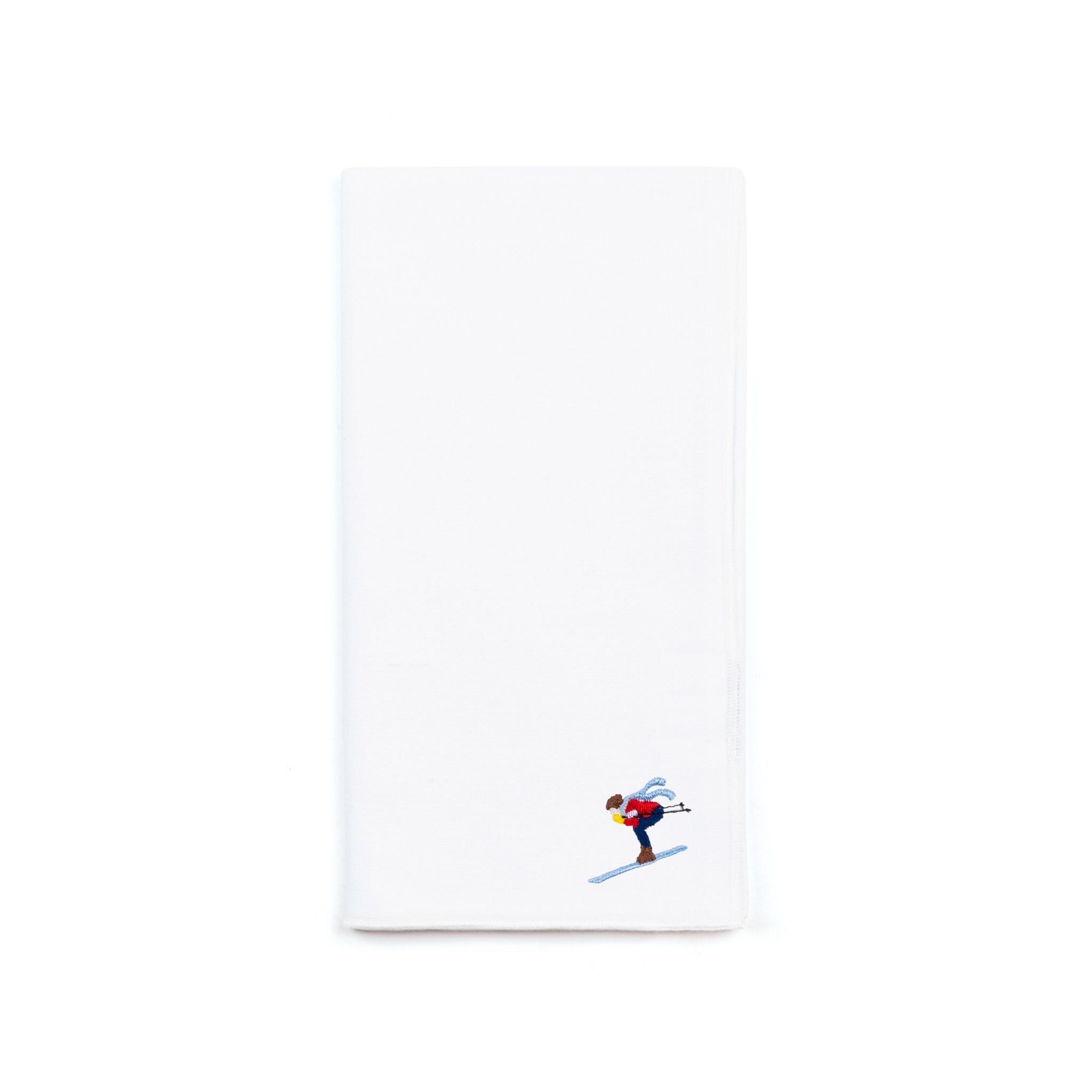 White Nazaré napkins with retro embroidery - Torres Novas