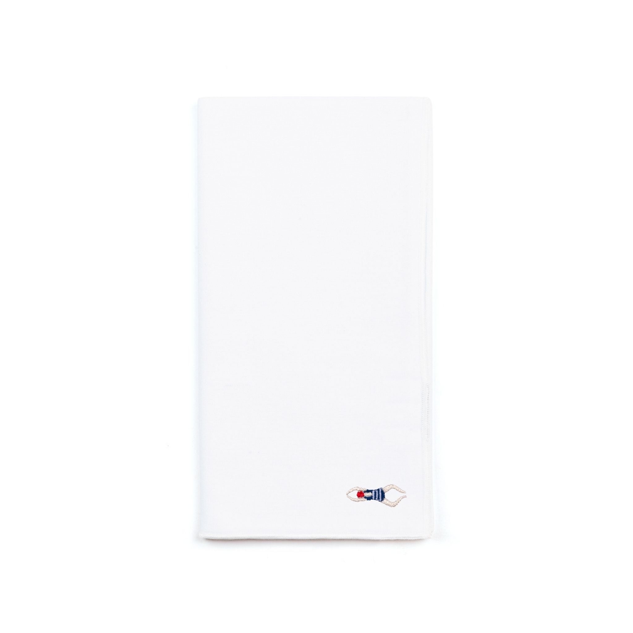 White Nazaré napkins with retro embroidery - Torres Novas