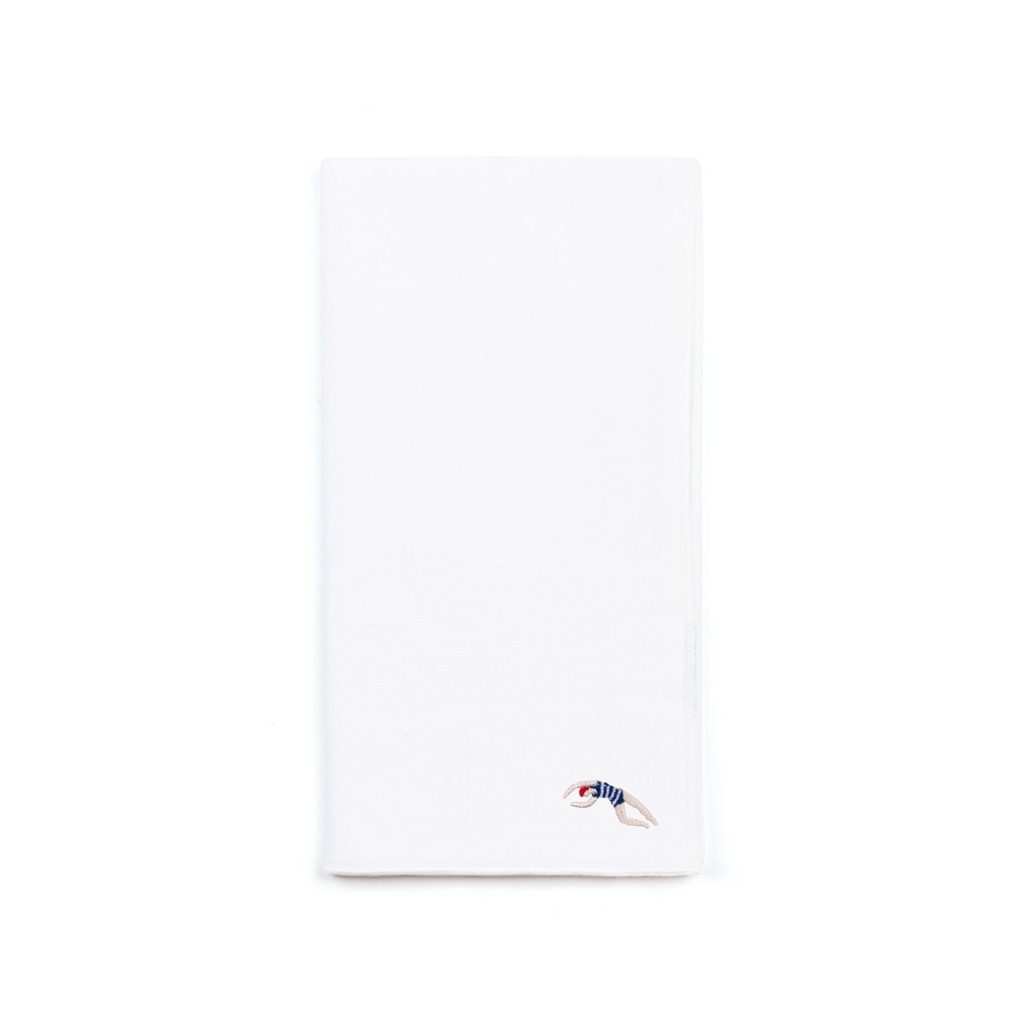 White Nazaré napkins with retro embroidery - Torres Novas