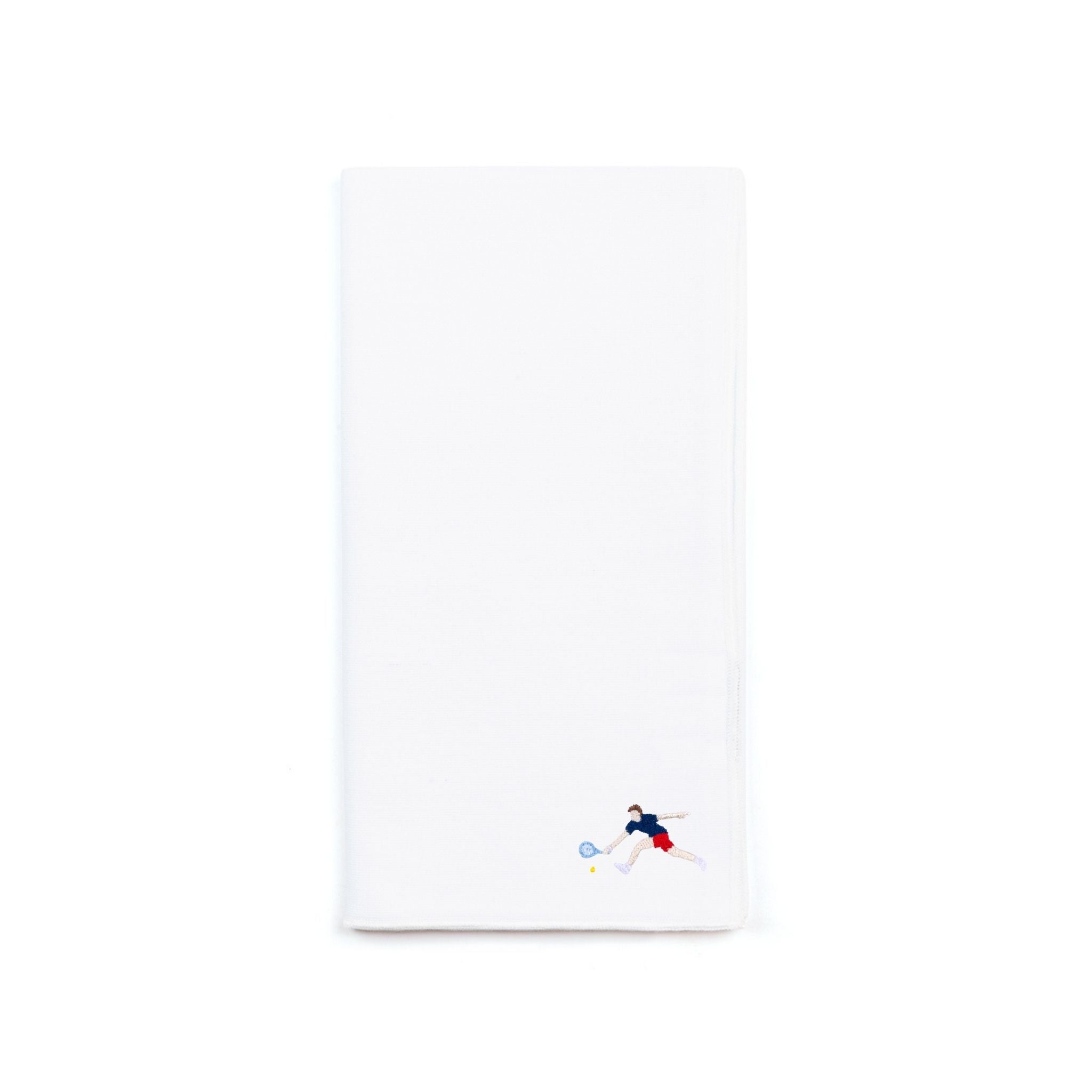 White Nazaré napkins with retro embroidery - Torres Novas