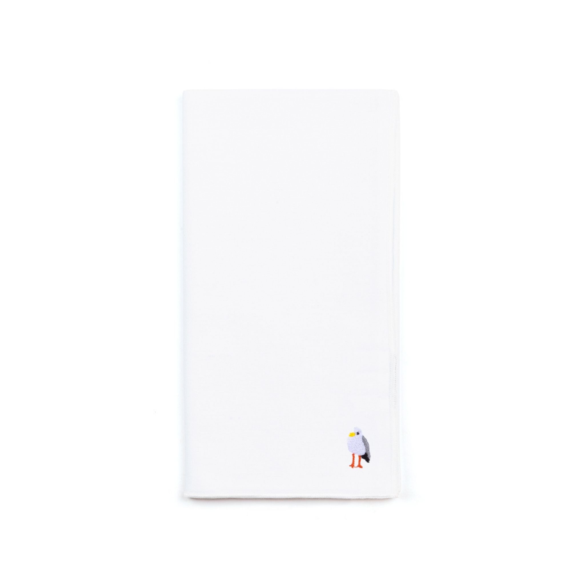 White Nazaré napkins with summer embroidery - Torres Novas