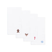 White Nazaré napkins with small christmas embroidery - Torres Novas