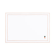 Nazaré white cotton table linen with embroidered Easter motifs
