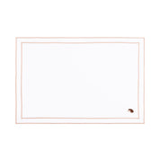 Nazaré white cotton table linen with embroidered autumn motifs
