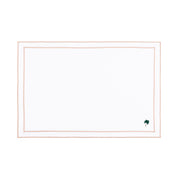Nazaré white cotton table linen with embroidered summer motifs