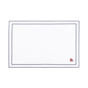 Nazaré white cotton table linen with embroidered summer motifs