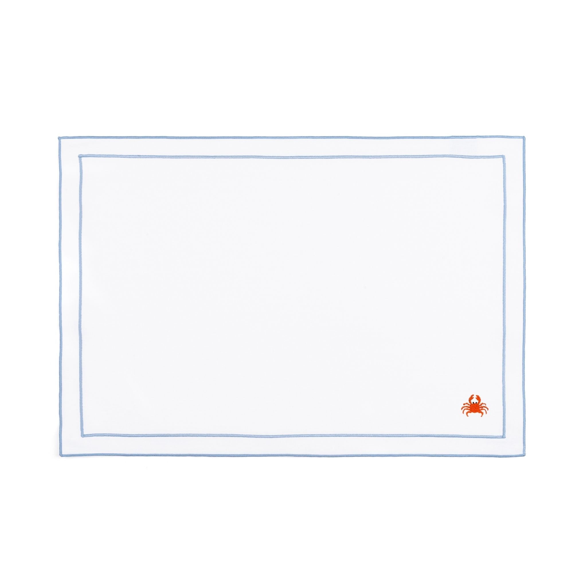 Nazaré white cotton table linen with embroidered summer motifs