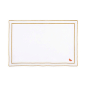 Nazaré white cotton table linen with embroidered fruits