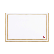 Nazaré white cotton table linen with embroidered fruits