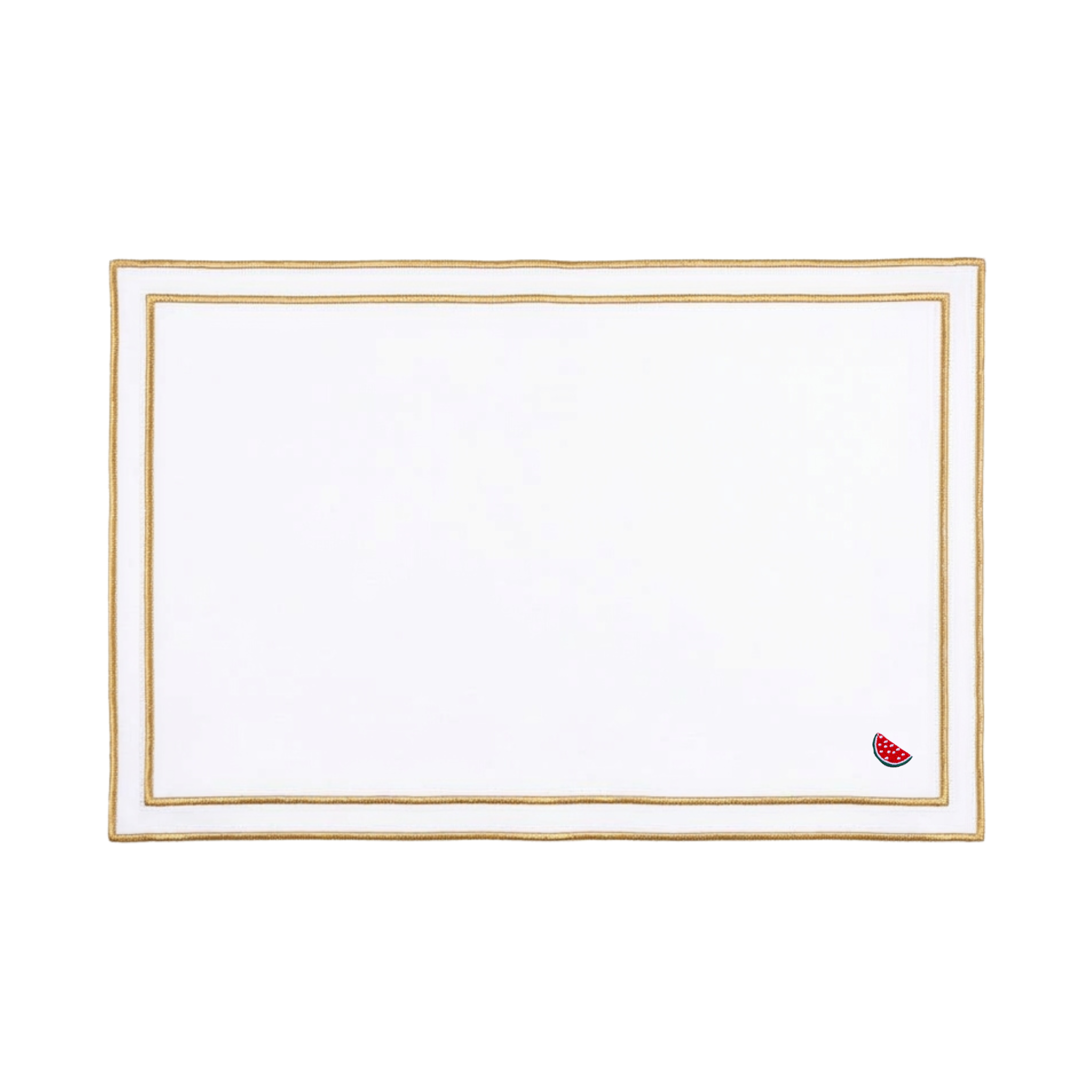 Nazaré white cotton table linen with embroidered fruits