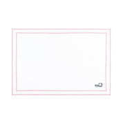 Nazaré white cotton table linen with embroidered Portugal-inspired motifs