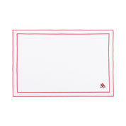 Nazaré white cotton table linen with embroidered summer motifs