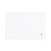 Nazaré white cotton table linen with embroidered small Christmas motifs