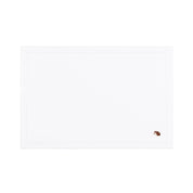 Nazaré white cotton table linen with embroidered autumn motifs