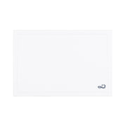 Nazaré white cotton table linen with embroidered Portugal-inspired motifs