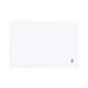 Nazaré white cotton table linen with embroidered Portugal-inspired motifs