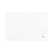 Nazaré white cotton table linen with embroidered retro sports motifs